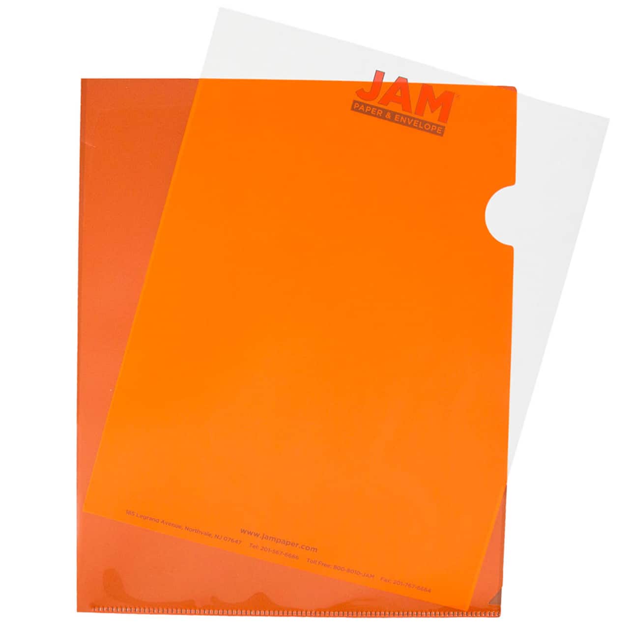 JAM Paper 9" x 11.5" Plastic Sleeve Page Protectors, 12ct.